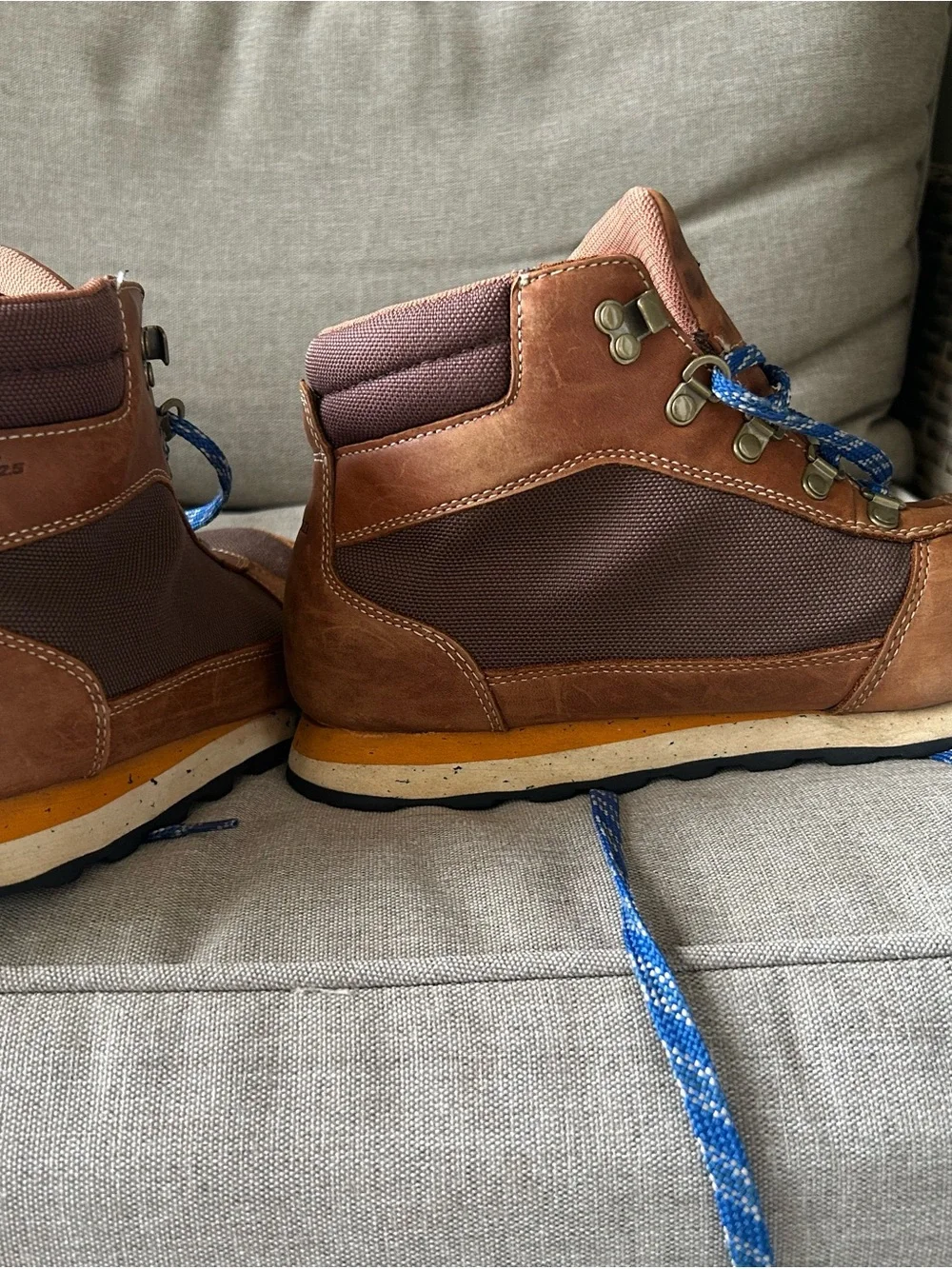 L.L. Bean Brown and Blue Men's Chukka Boots waterproof